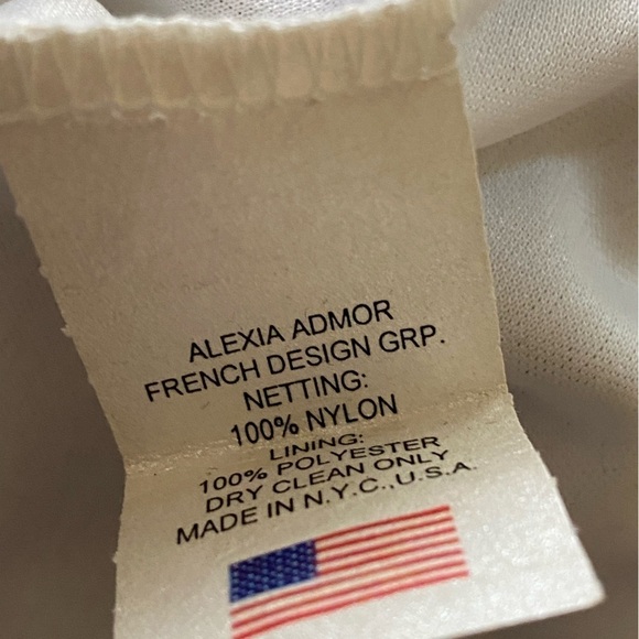 ALEXIA ADMOR New York Dotted Organza Tulle Chiffon Maxi Skirt Gothic Size 6 - Picture 3 of 11